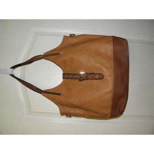 Leather Purse, Tan/Brown
